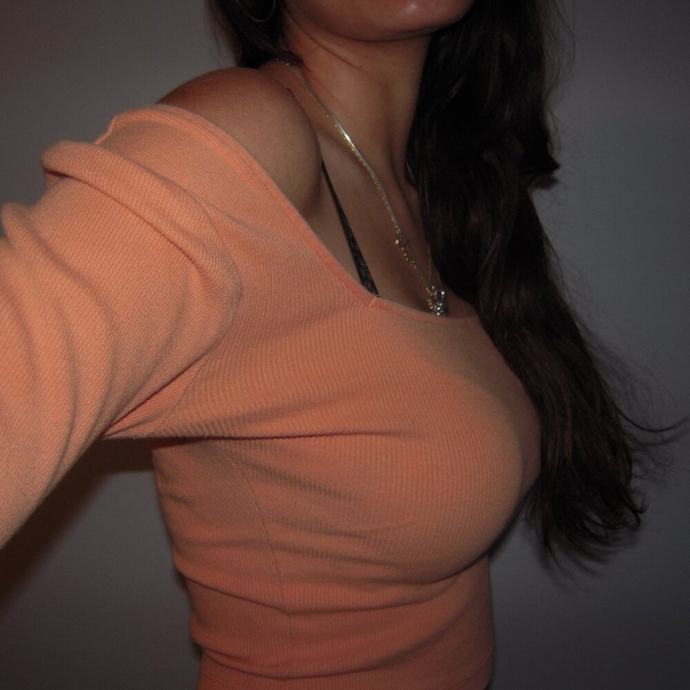 Urban Outfitters Peach Long Sleeve